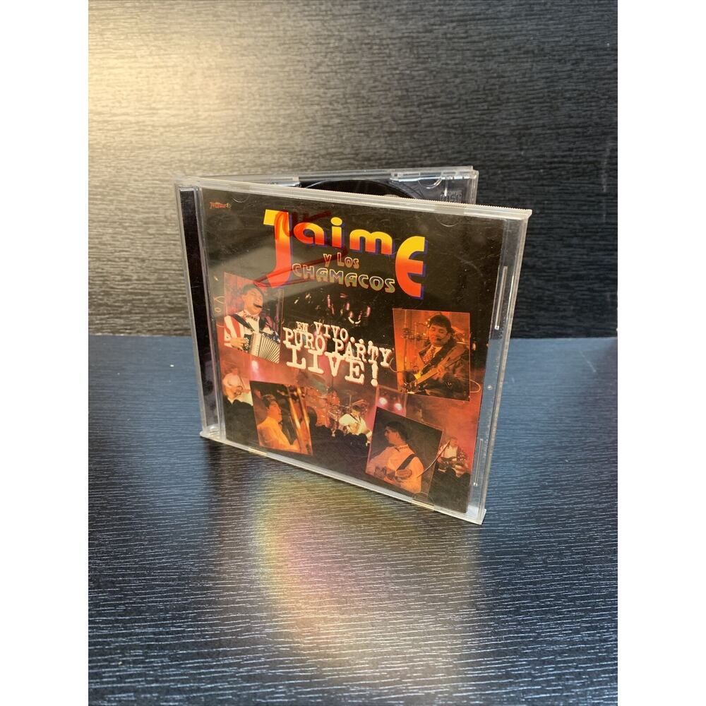 CD Jamie Y‎ Los Chamacos EN VIVO...PURO PARTY LIVE! (1996 Freddie Records)